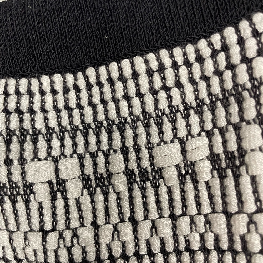 Helmut Lang Stretch Mini Skirt S Black/White Tweed - Picture 4 of 6